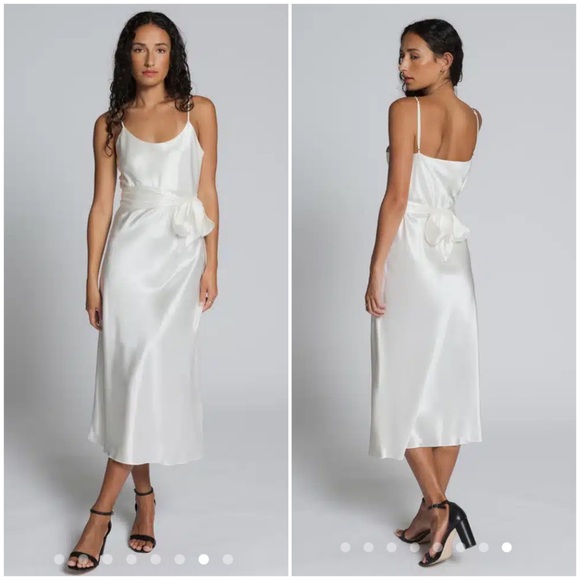 Clenmentine Sleepwear Day to Night Silk Slip Dress
